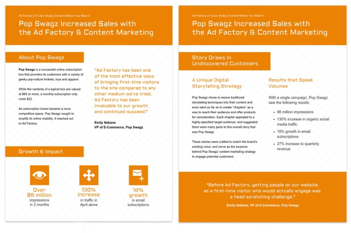 Case study examples marketing template brand professional templates venngage keep